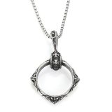 ZIYMU] SBT クロス バンド リング ネックレス クロムハーツ風